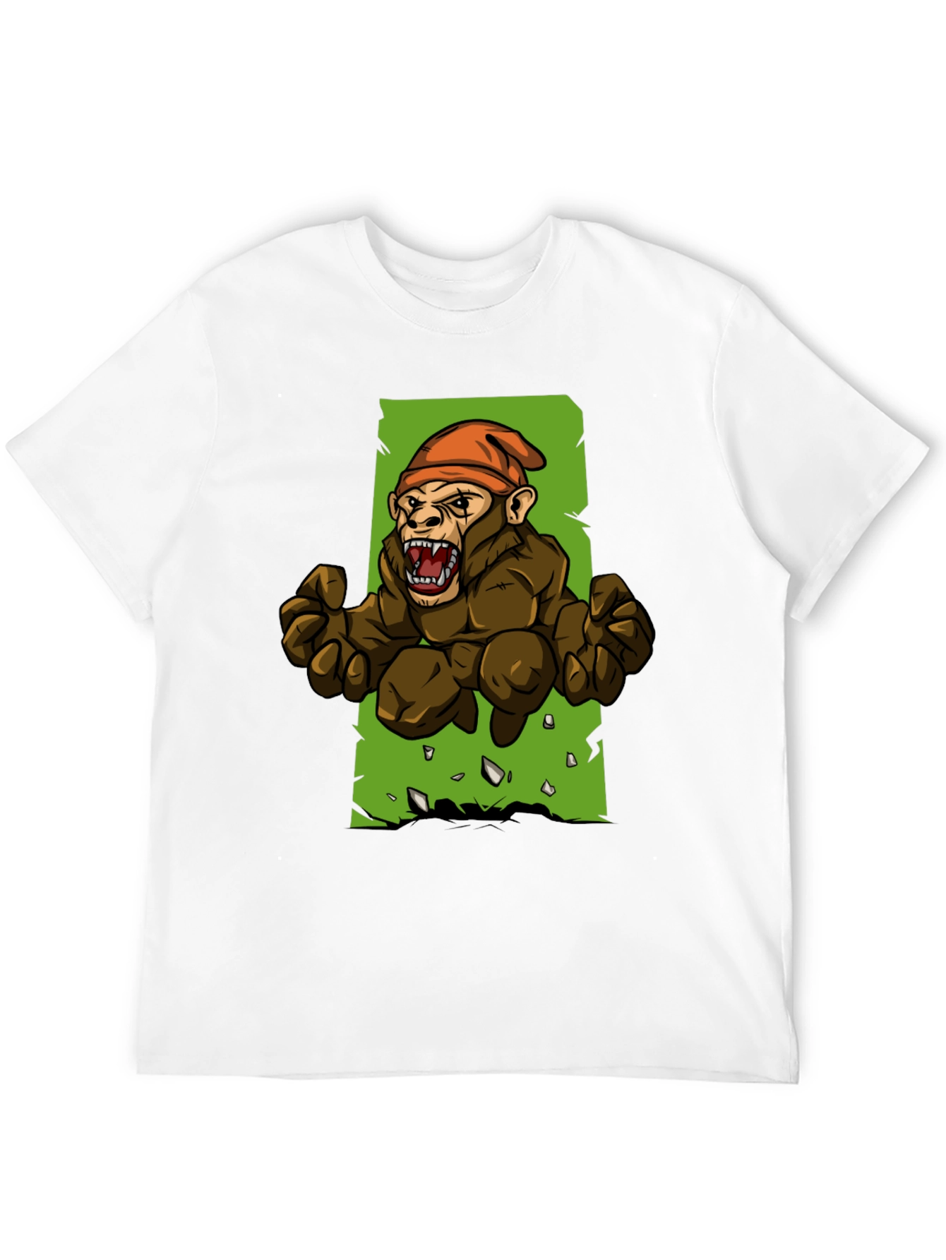 Angry Ape Graphic Tee - Black