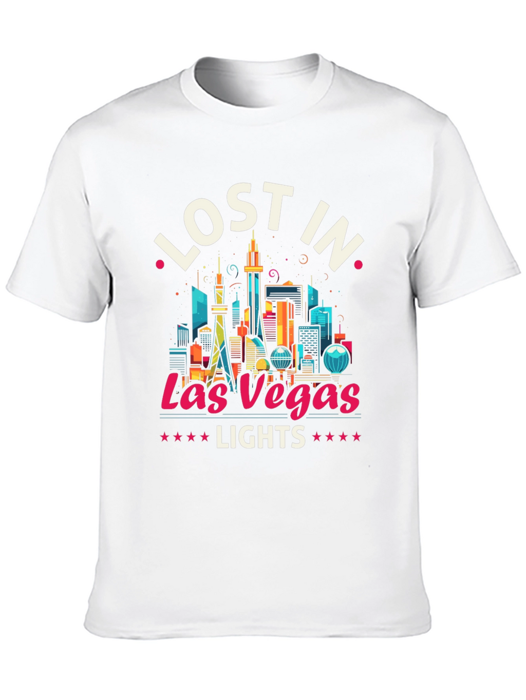 Lost in Las Vegas Lights Graphic Tee