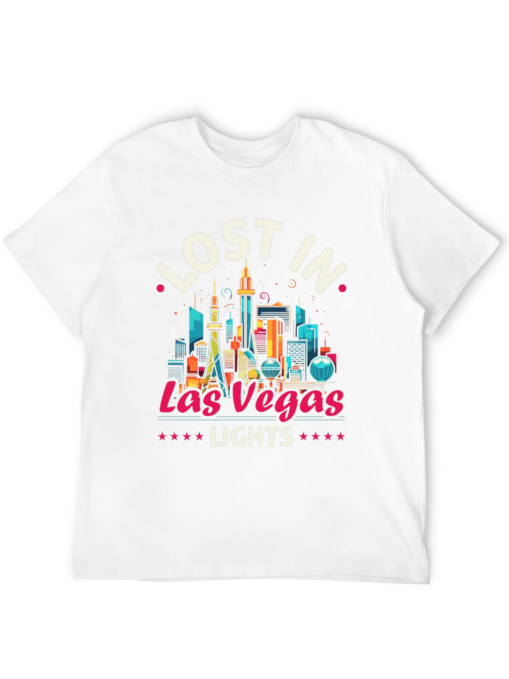 Lost in Las Vegas Lights Graphic Tee