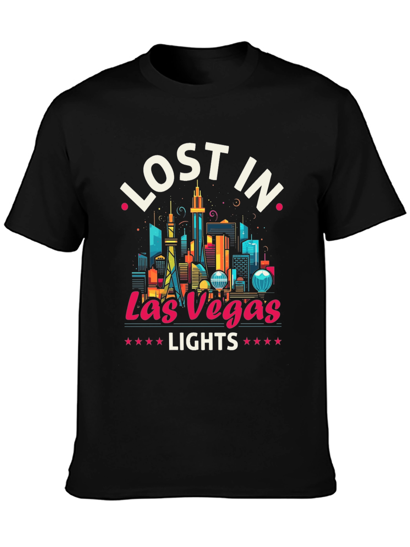 Lost in Las Vegas Lights Graphic Tee