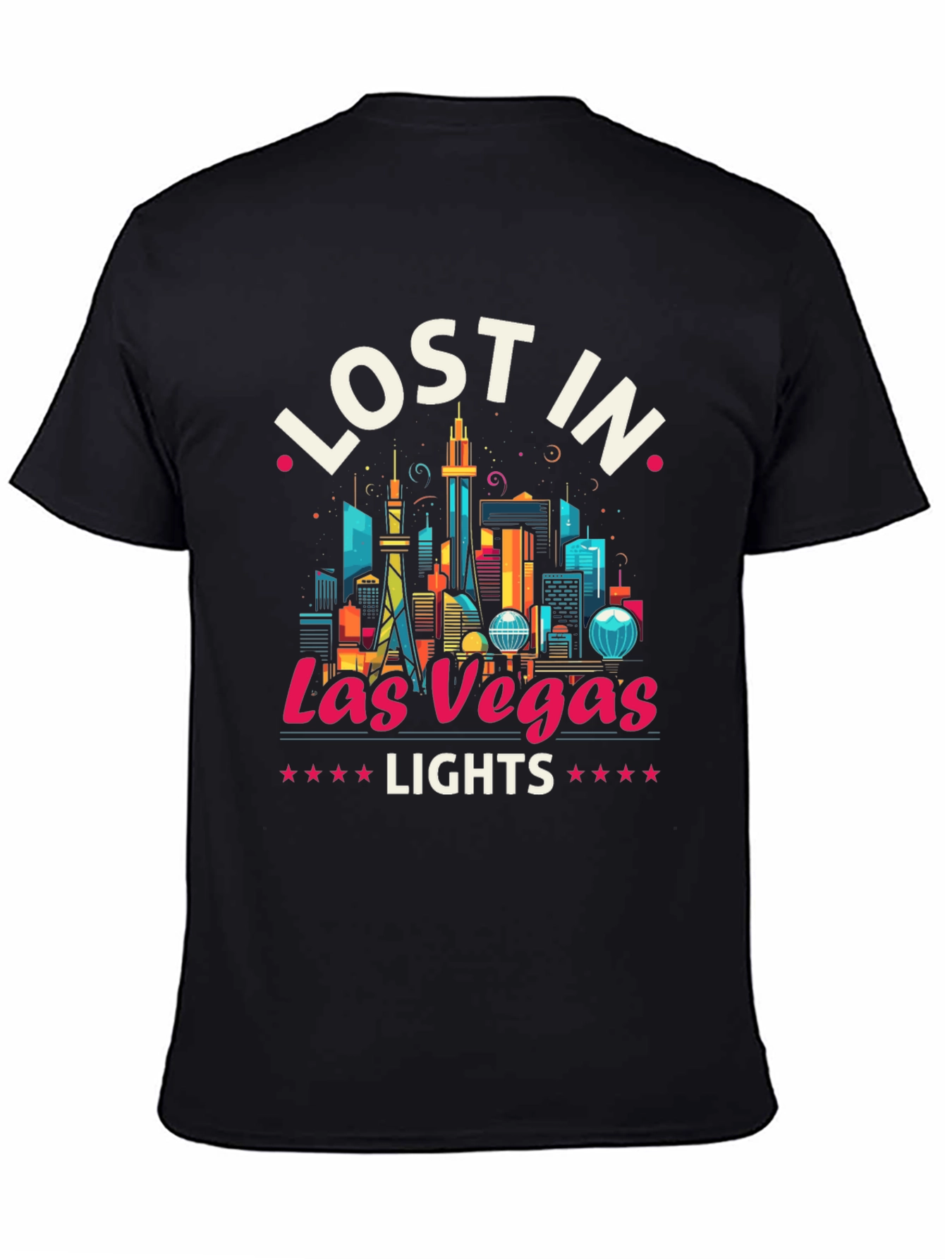 Lost in Las Vegas Lights Graphic Tee