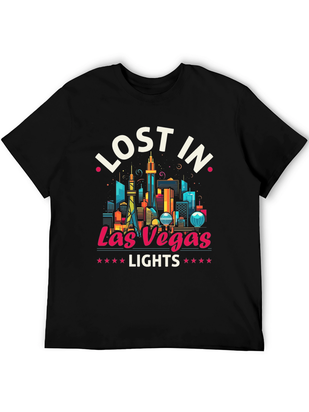 Lost in Las Vegas Lights Graphic Tee