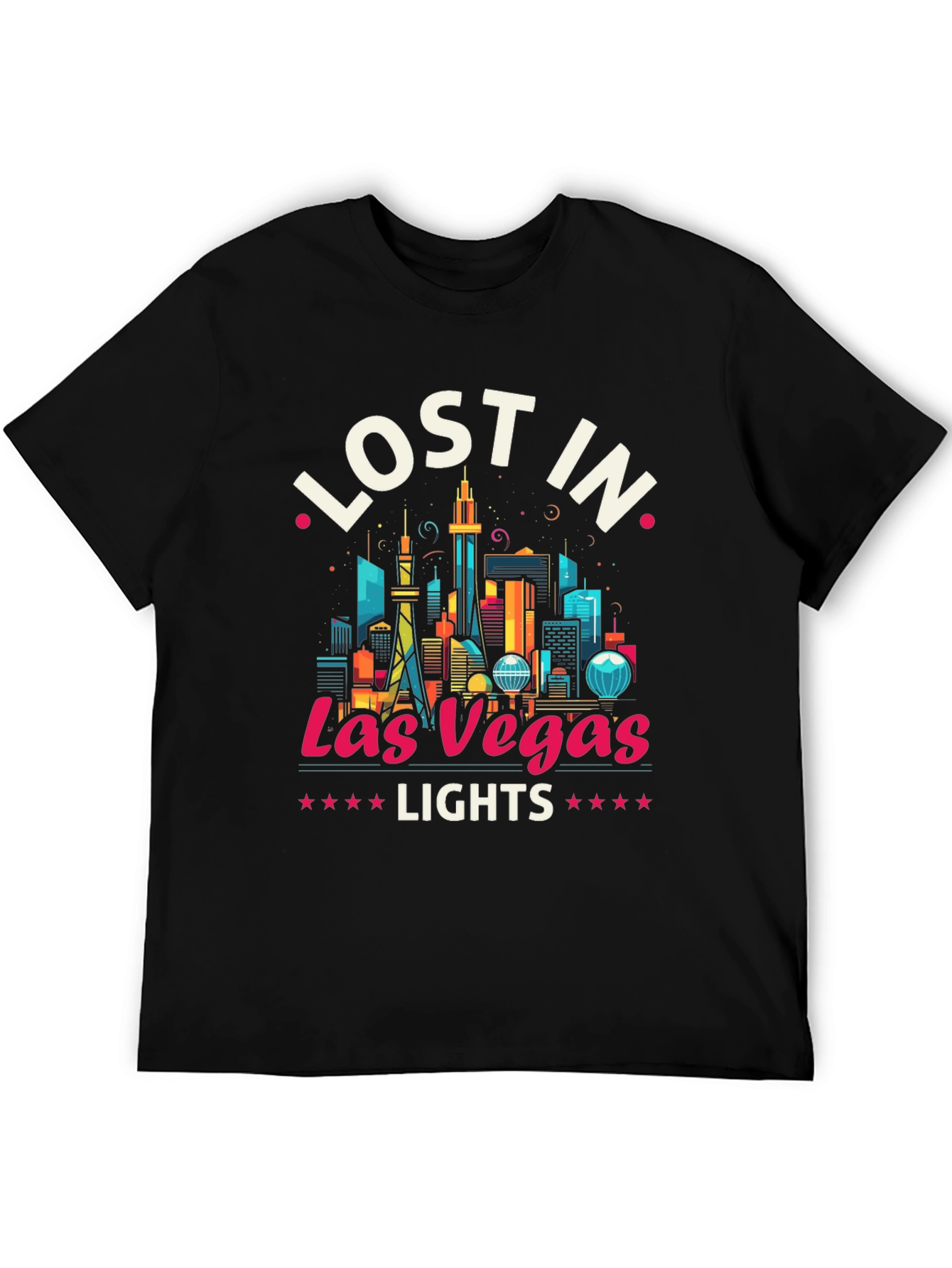 Lost in Las Vegas Lights Graphic Tee