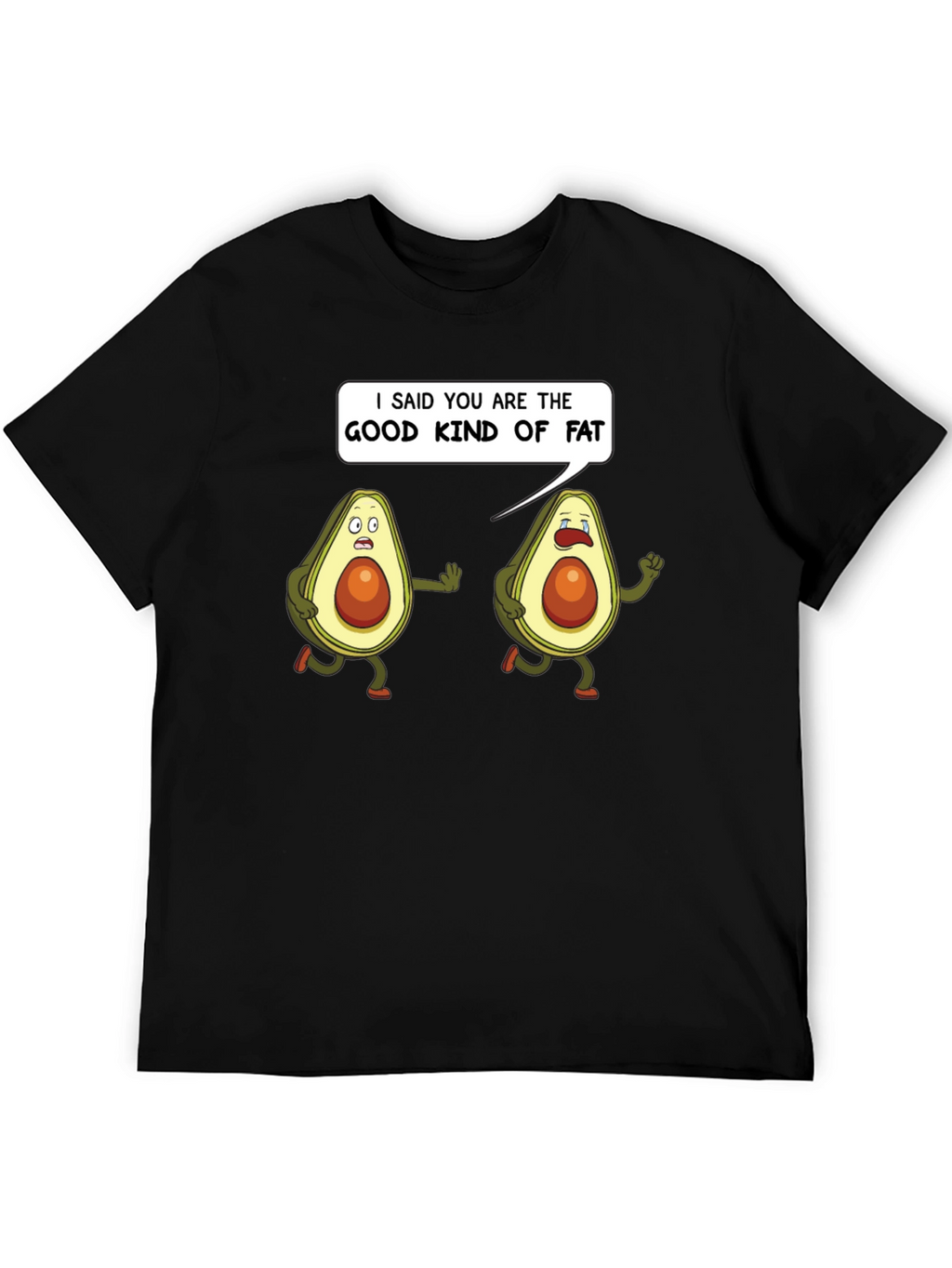 Good Kind of Fat Avocado Humor T-Shirt