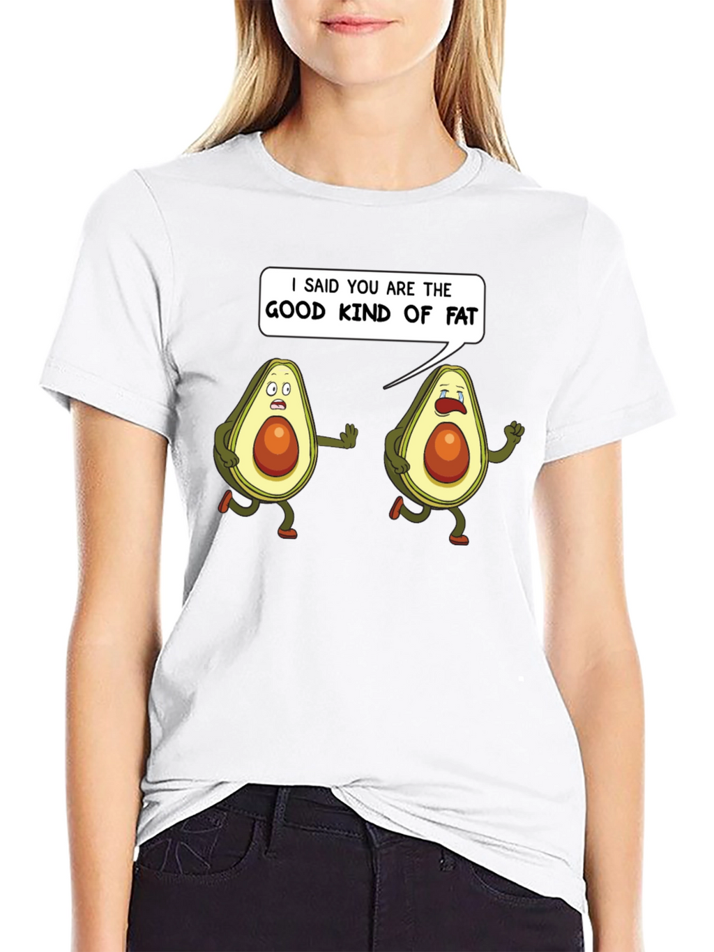 Good Kind of Fat Avocado Humor T-Shirt