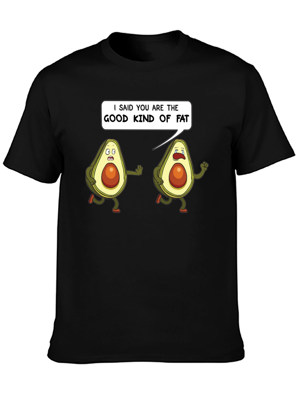 Good Kind of Fat Avocado Humor T-Shirt