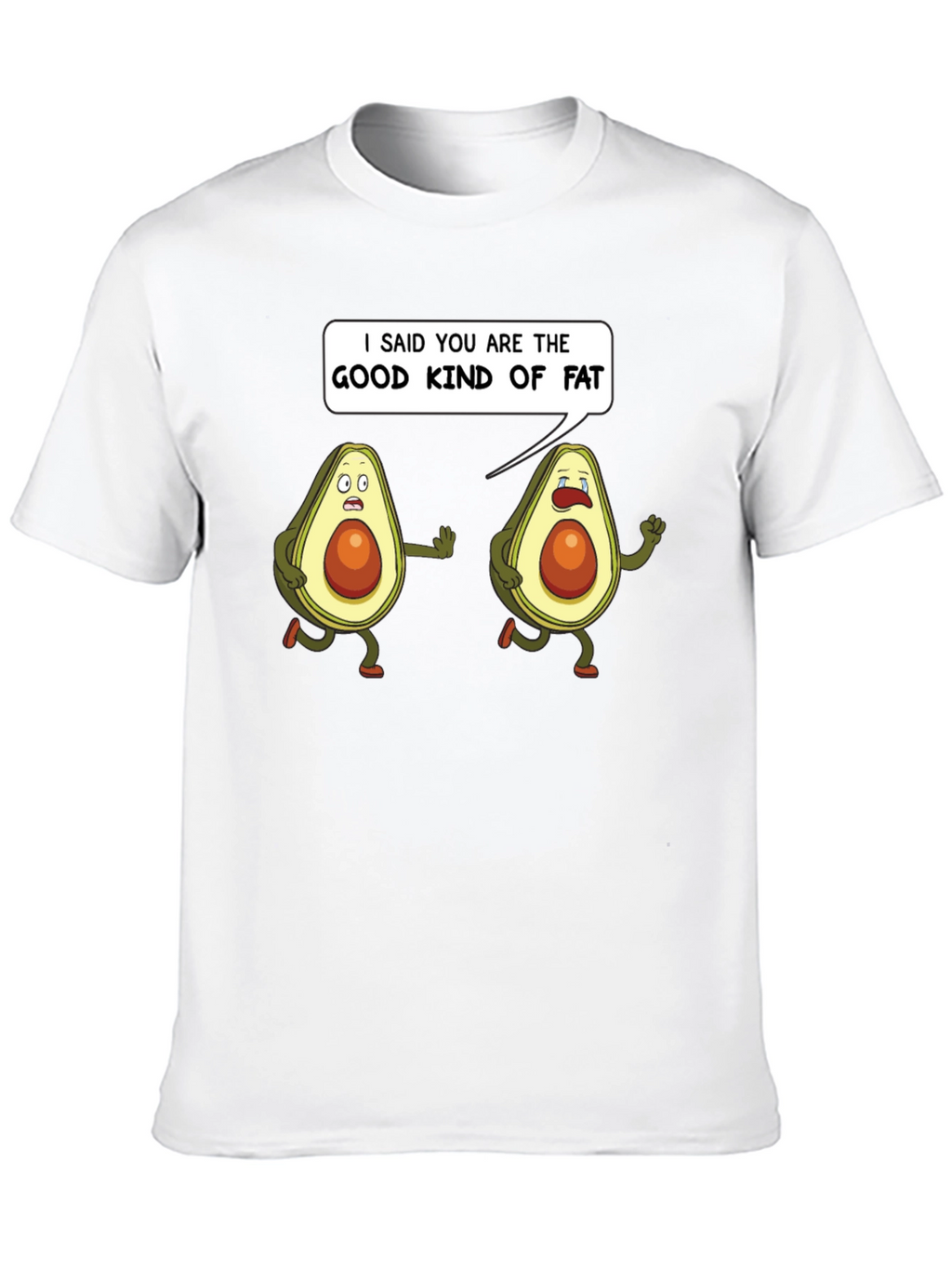 Good Kind of Fat Avocado Humor T-Shirt
