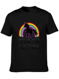 Death Metal Unicorn Rainbow T-Shirt