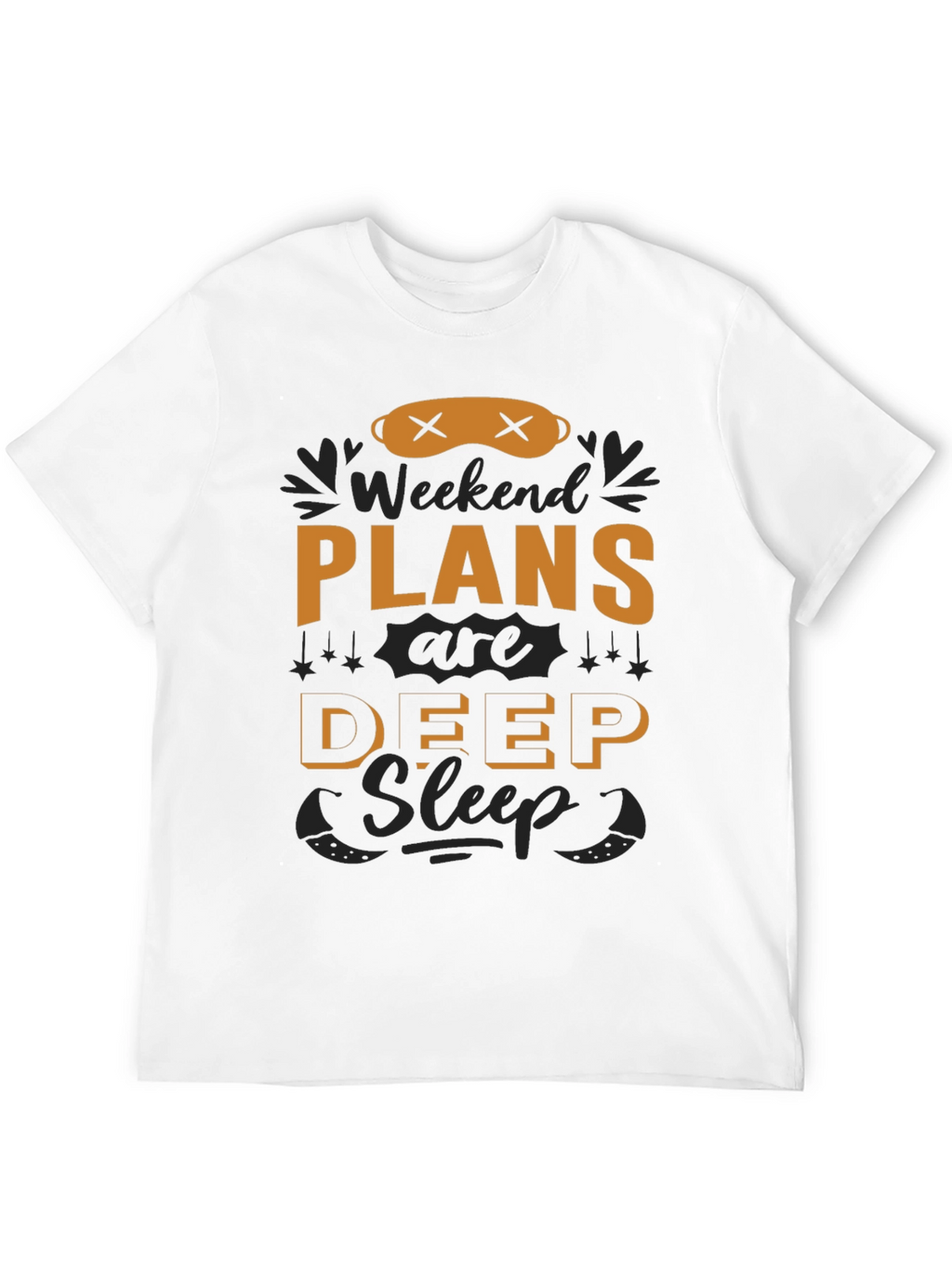 Weekend Plans Deep Sleep T-Shirt - Black