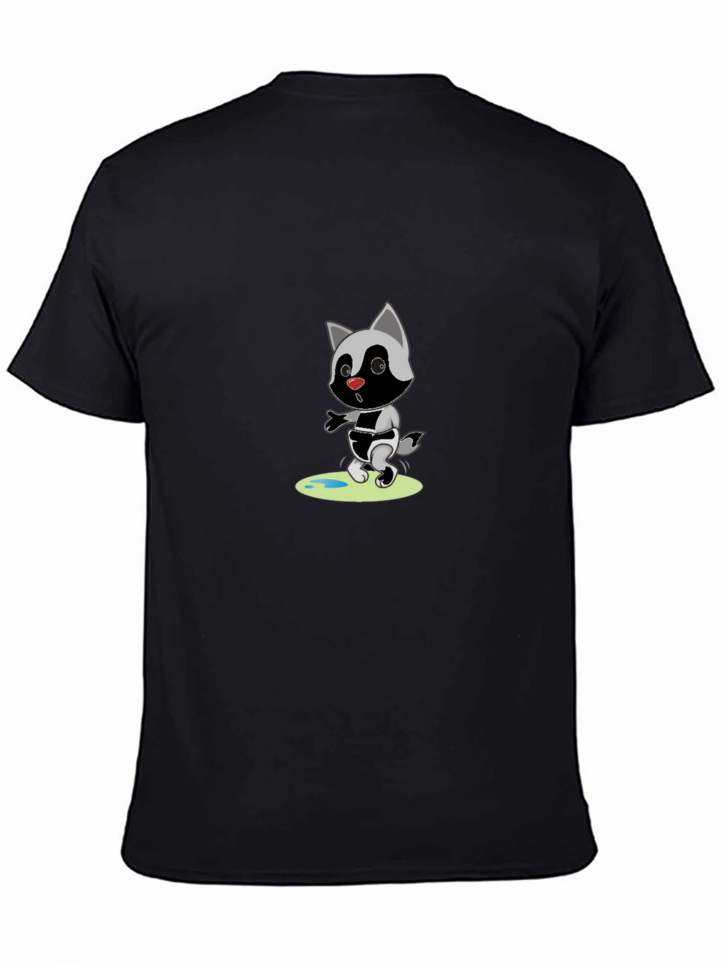 Funny Raccoon T-Shirt Novelty Cartoon Tee