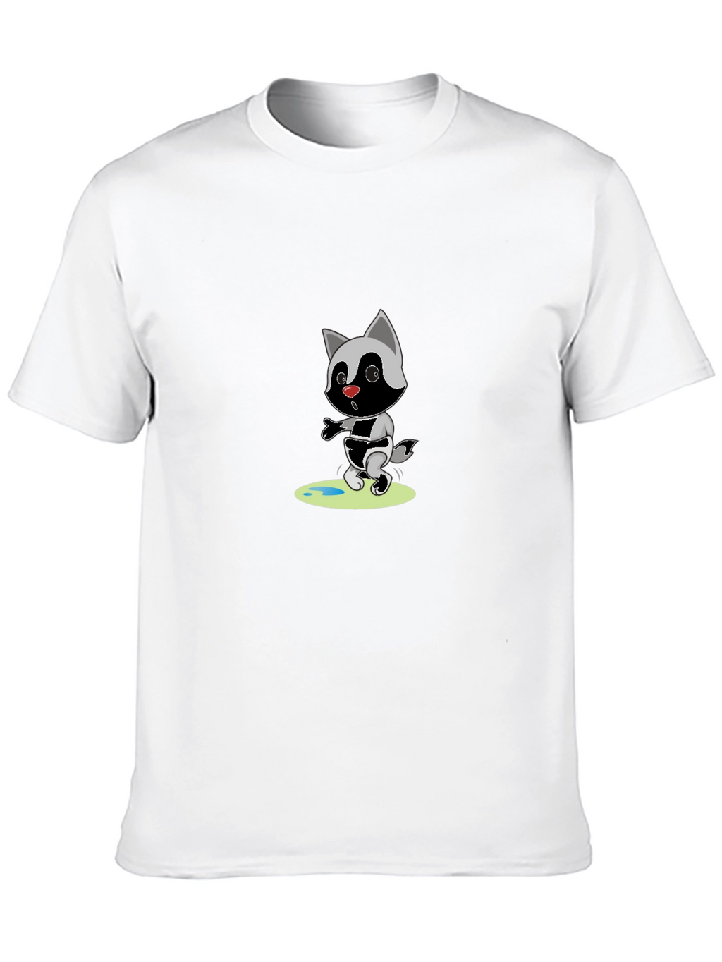 Funny Raccoon T-Shirt Novelty Cartoon Tee