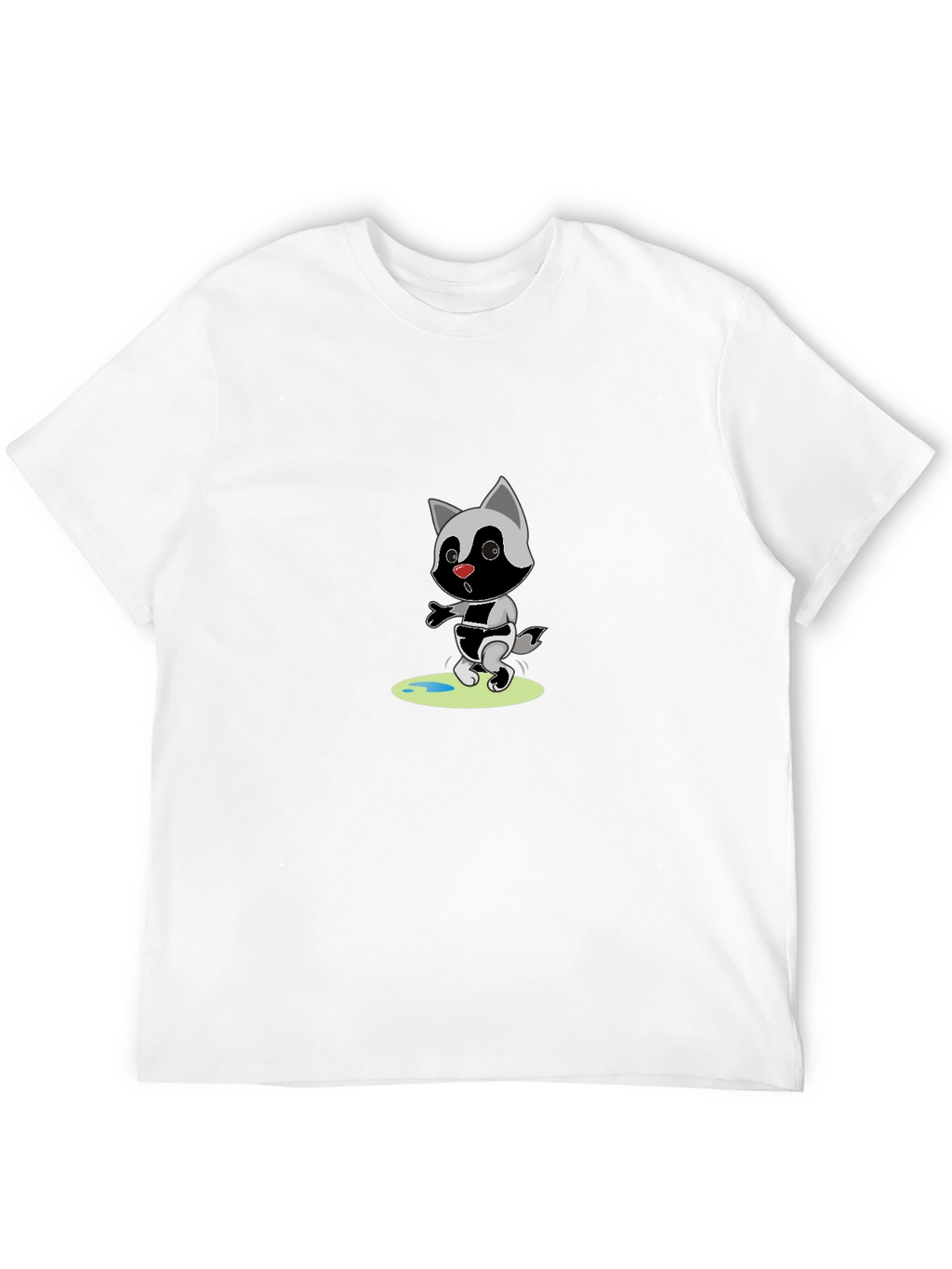Funny Raccoon T-Shirt Novelty Cartoon Tee