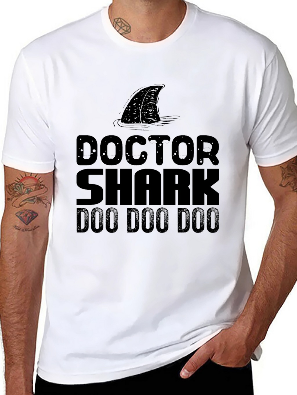 Doctor Shark Doo Doo Doo Graphic T-Shirt