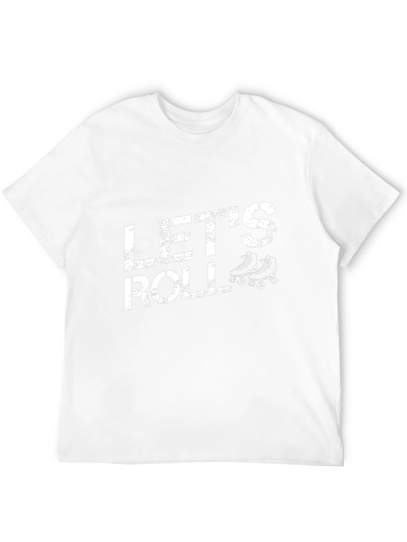 Lets Roll Black Graphic T-Shirt