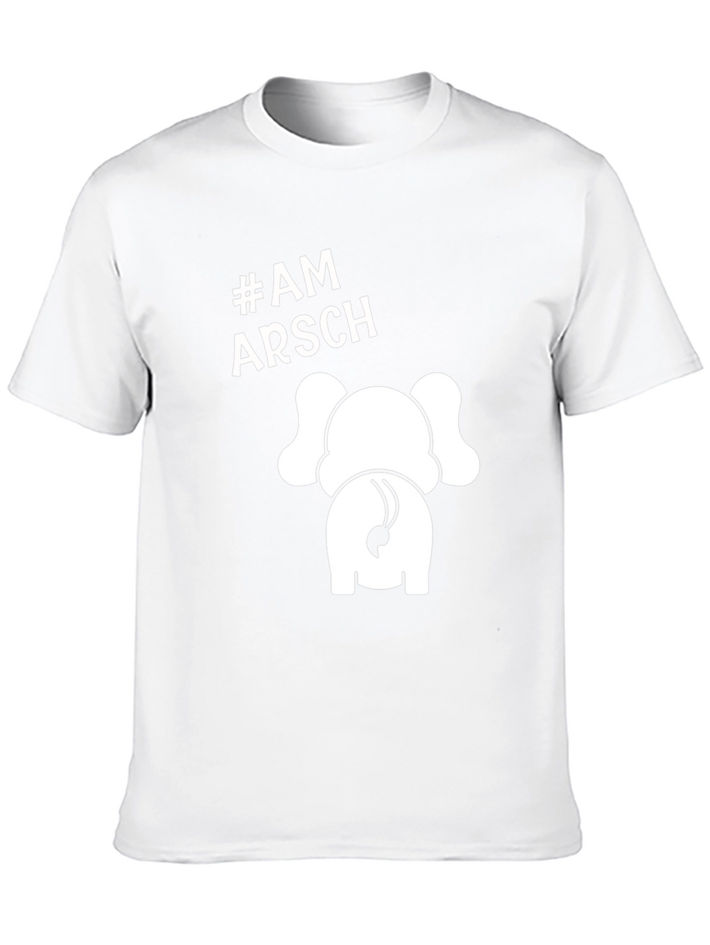 Am Arsch Elephant Tee - Humorous Novelty T-Shirt