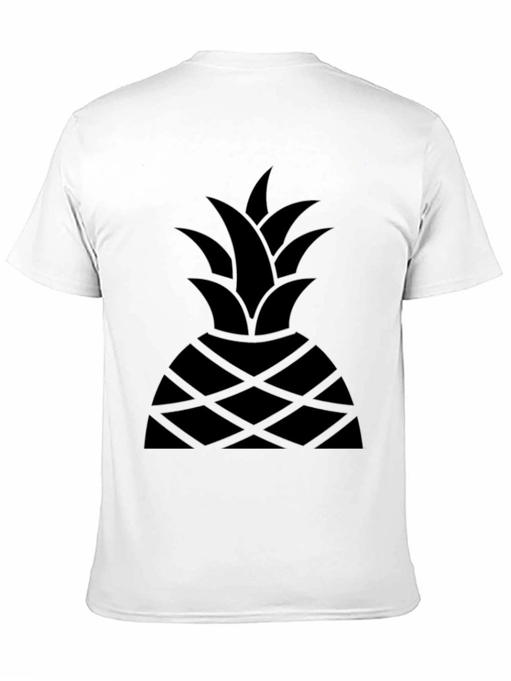 Black Pineapple Graphic T-Shirt - Modern Style