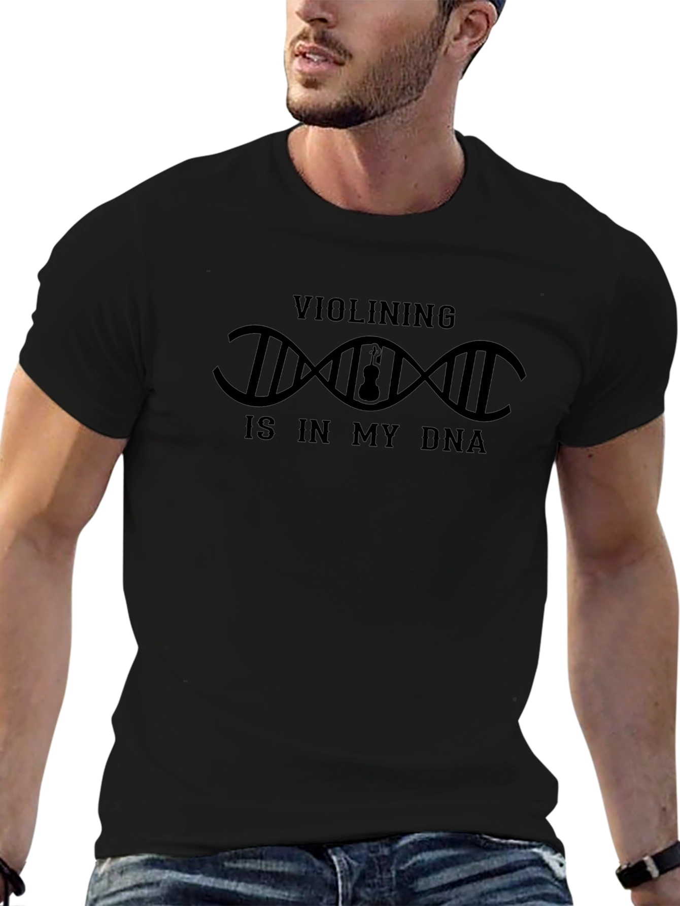 Violining DNA T-Shirt - Musician Gift