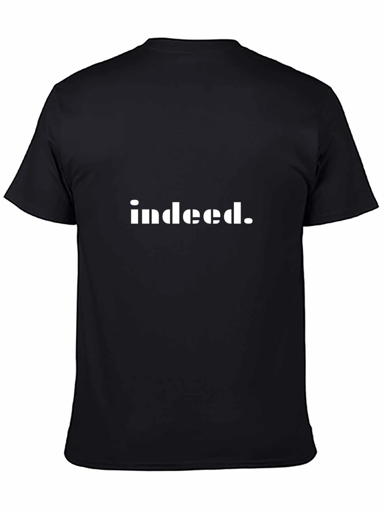 Indeed Graphic Tee - Black Cotton Blend