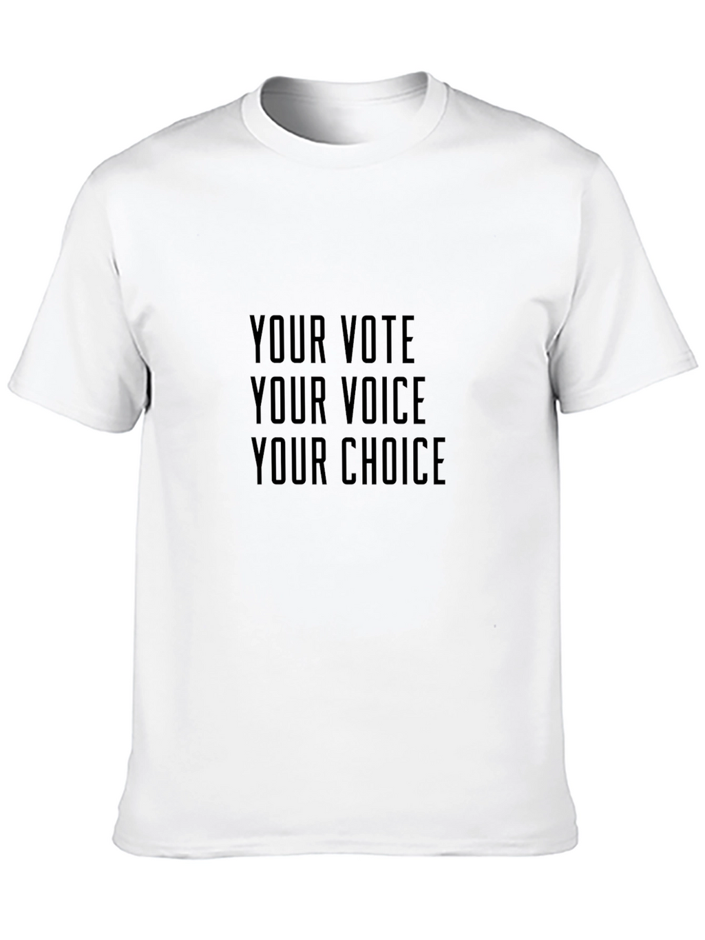 Vote Voice Choice T-Shirt - Unisex Crew Neck