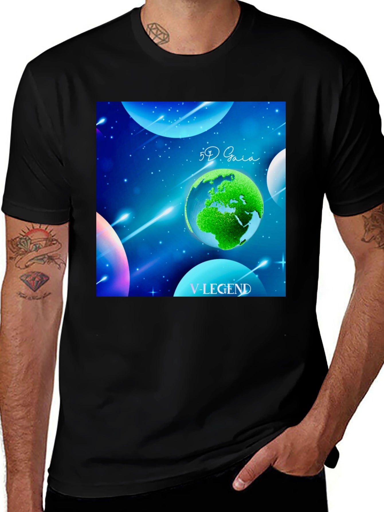 5D Gaia T-Shirt - Unique Graphic Tee