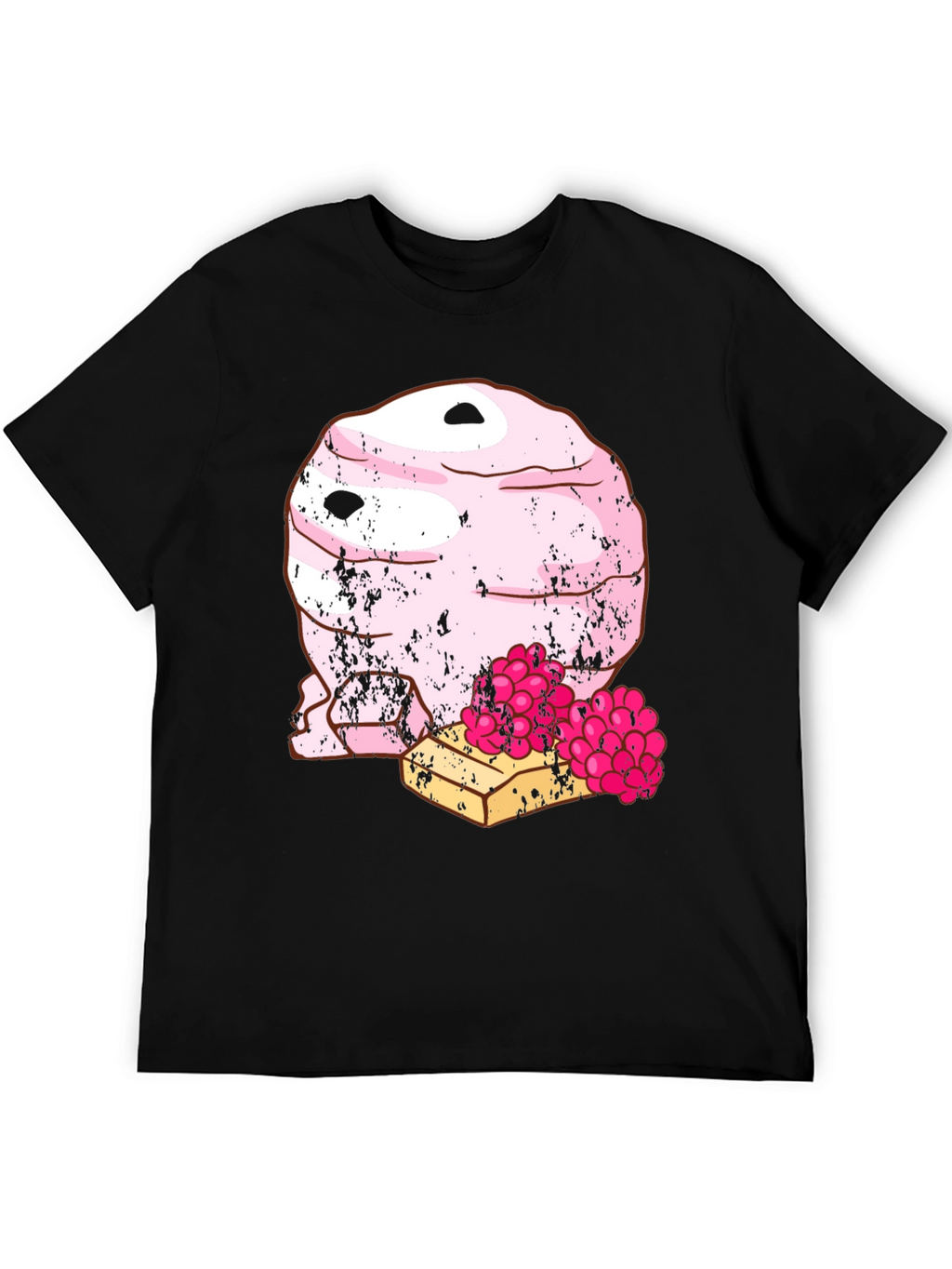 Funny Pink Ice Cream Dessert Graphic T-Shirt