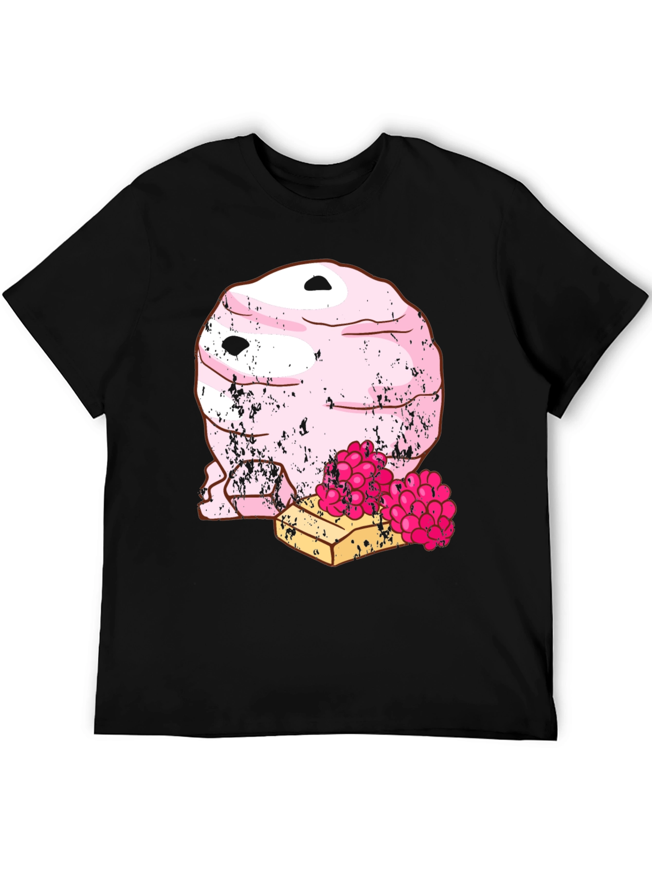 Funny Pink Ice Cream Dessert Graphic T-Shirt