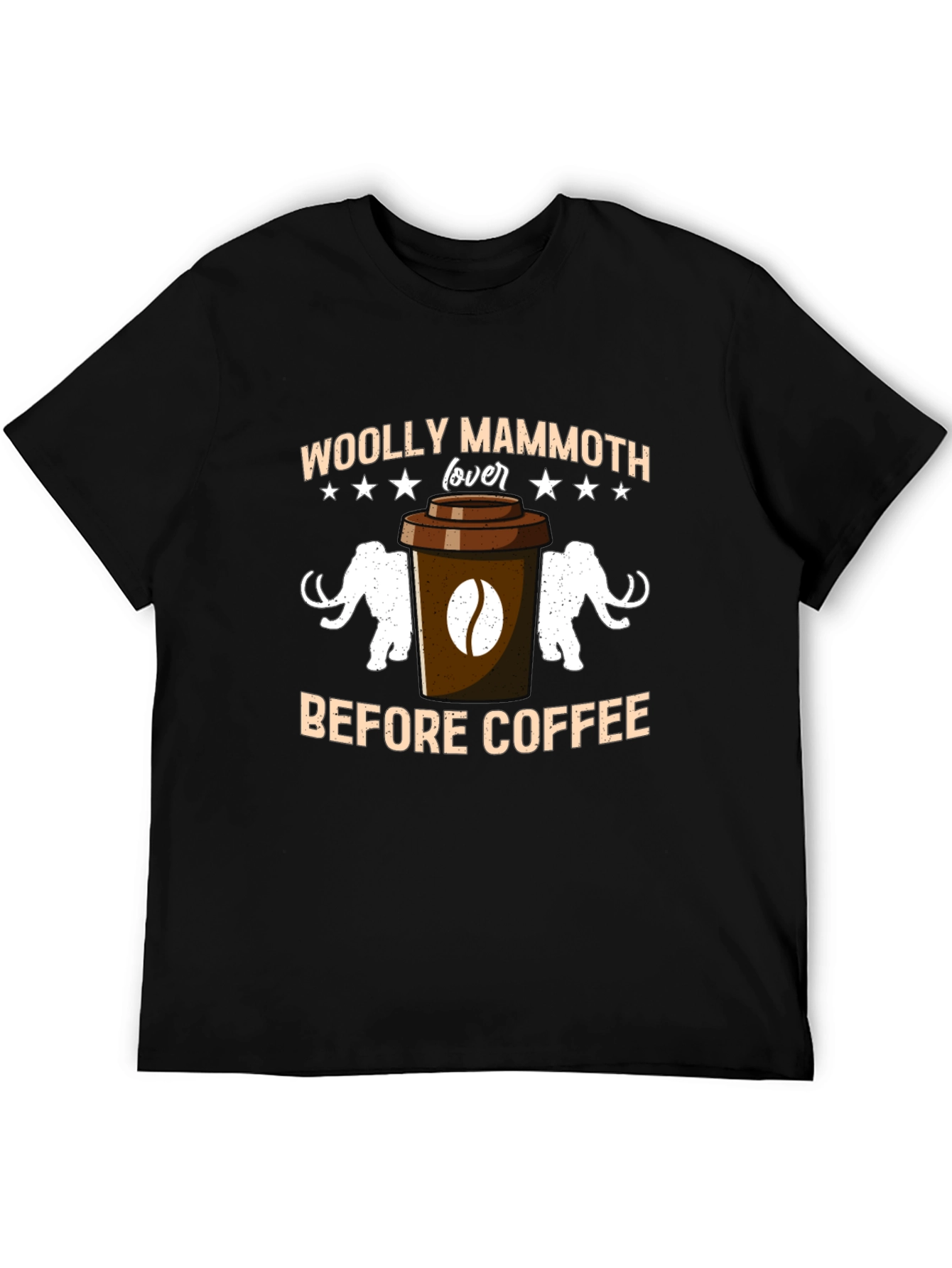 Woolly Mammoth Lover Coffee T-Shirt