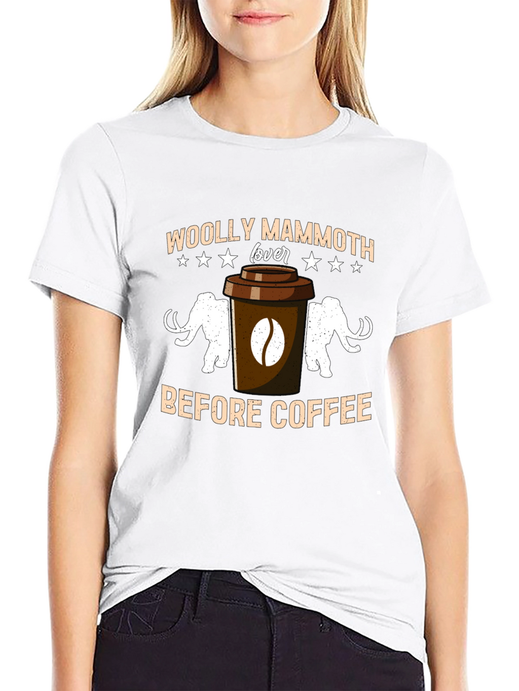 Woolly Mammoth Lover Coffee T-Shirt