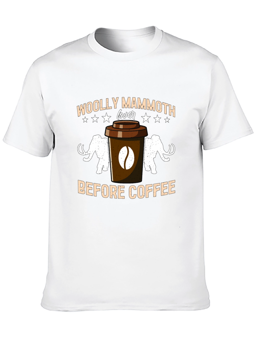 Woolly Mammoth Lover Coffee T-Shirt