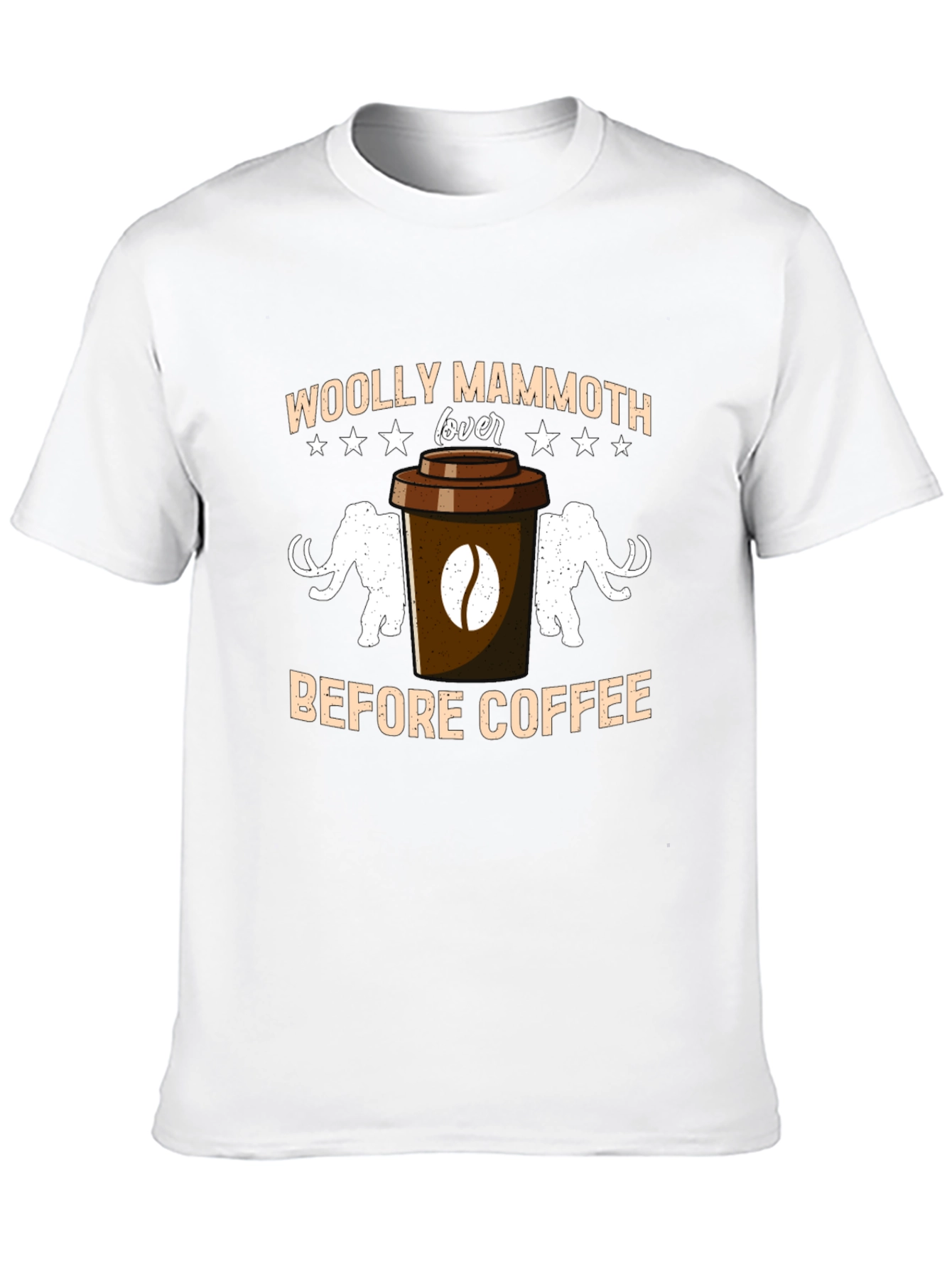 Woolly Mammoth Lover Coffee T-Shirt