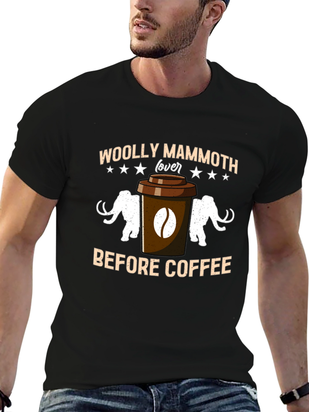 Woolly Mammoth Lover Coffee T-Shirt