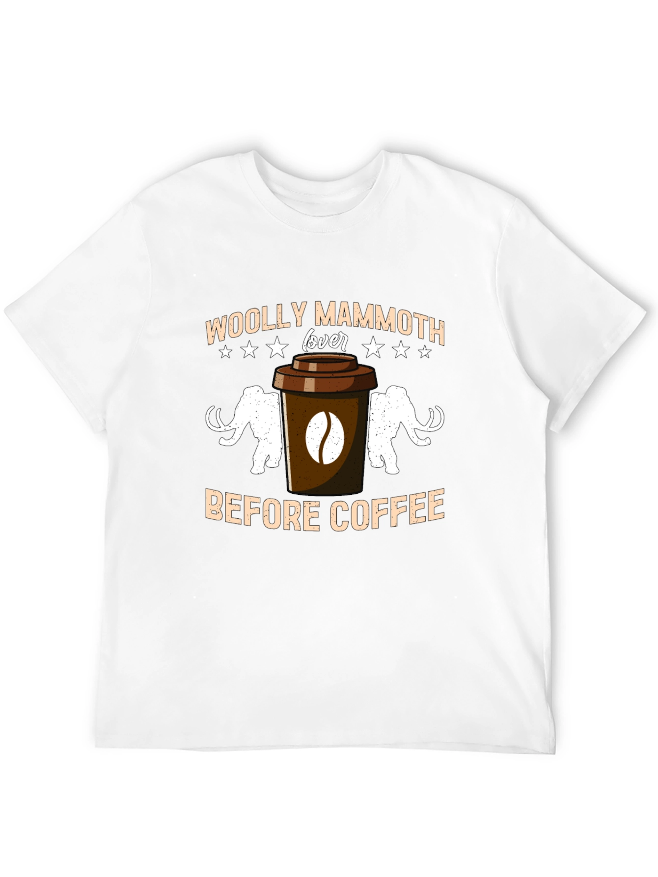 Woolly Mammoth Lover Coffee T-Shirt