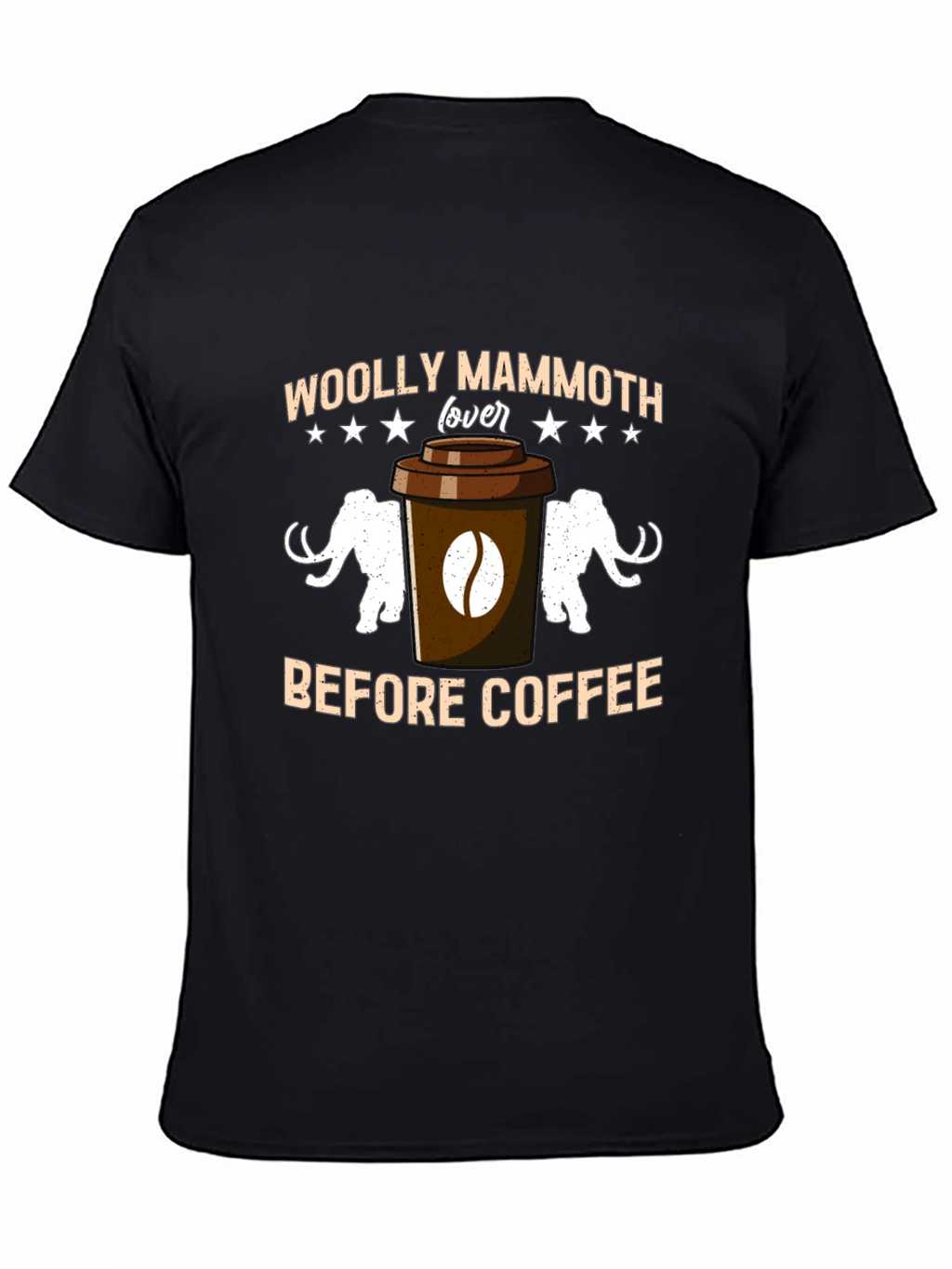 Woolly Mammoth Lover Coffee T-Shirt