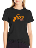 Jazz Saxophone Graphic T-Shirt
