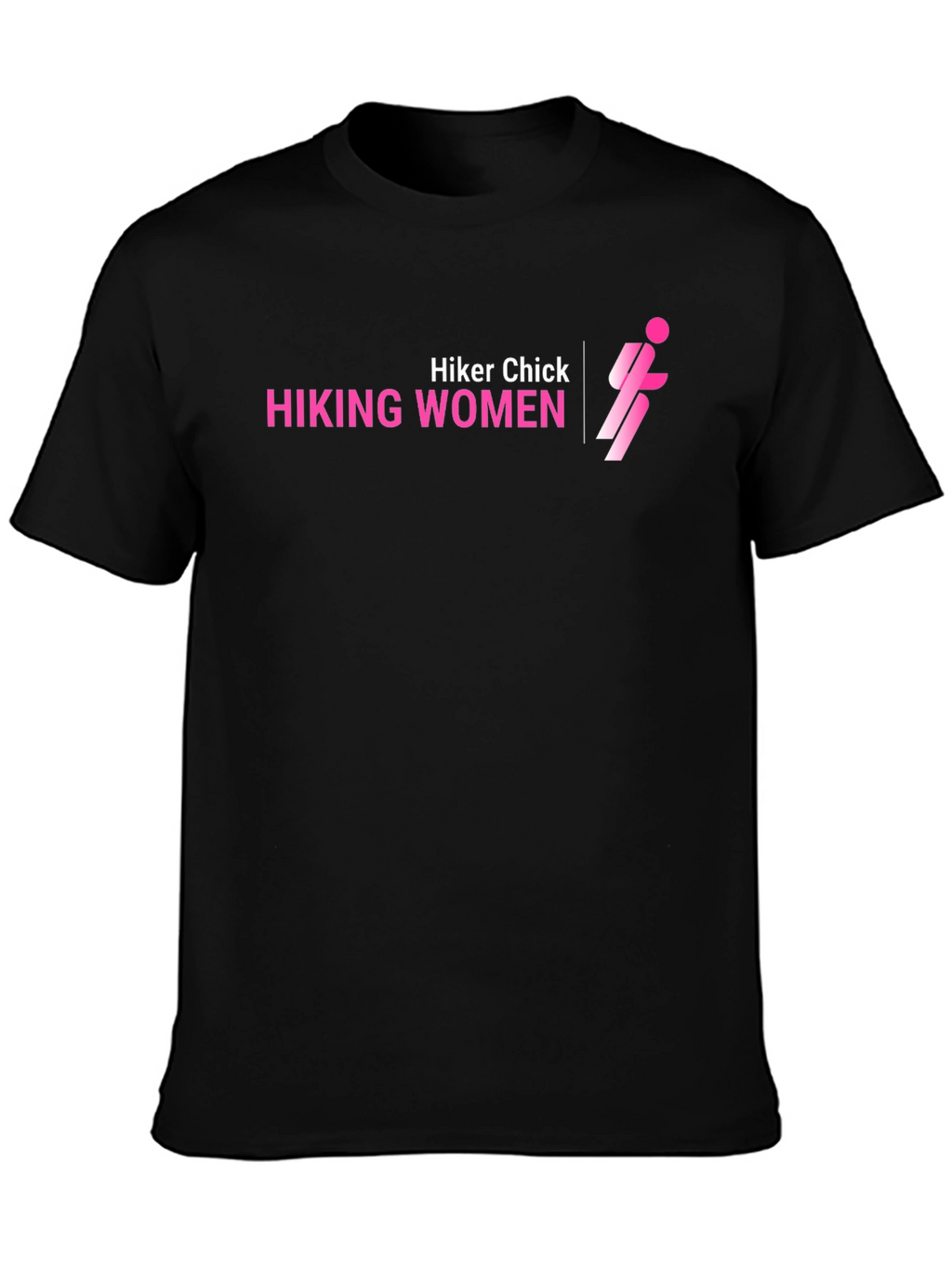 Hiker Chick Hiking Women Black Graphic Tee