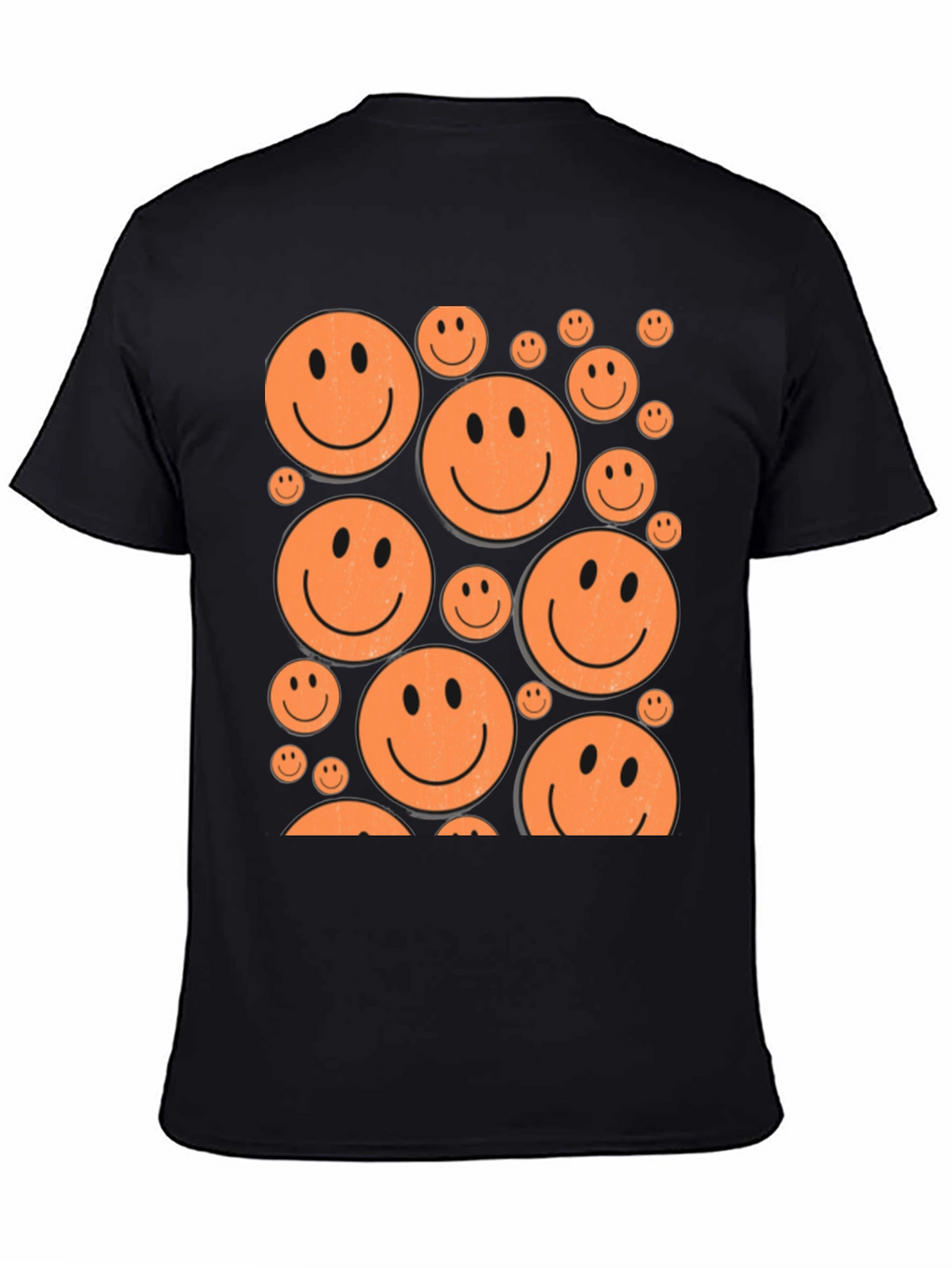 Smiley Face Graphic Tee - Retro Happy Vibes