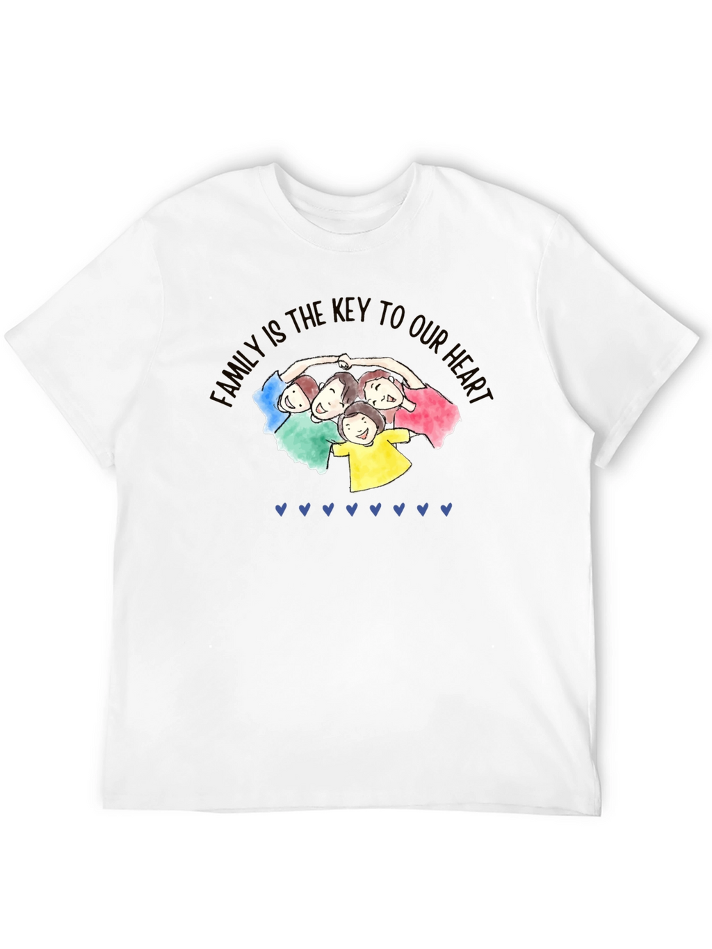 Family is Key Black T-Shirt