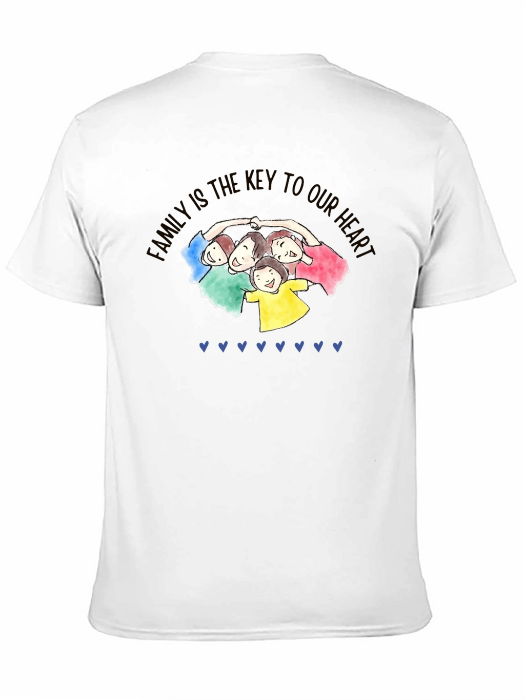 Family is Key Black T-Shirt