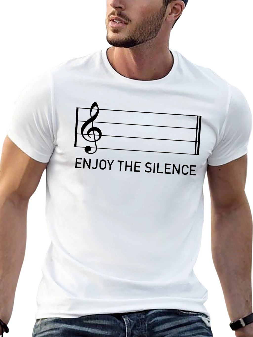 Enjoy The Silence Graphic Tee - Music Lover T-Shirt