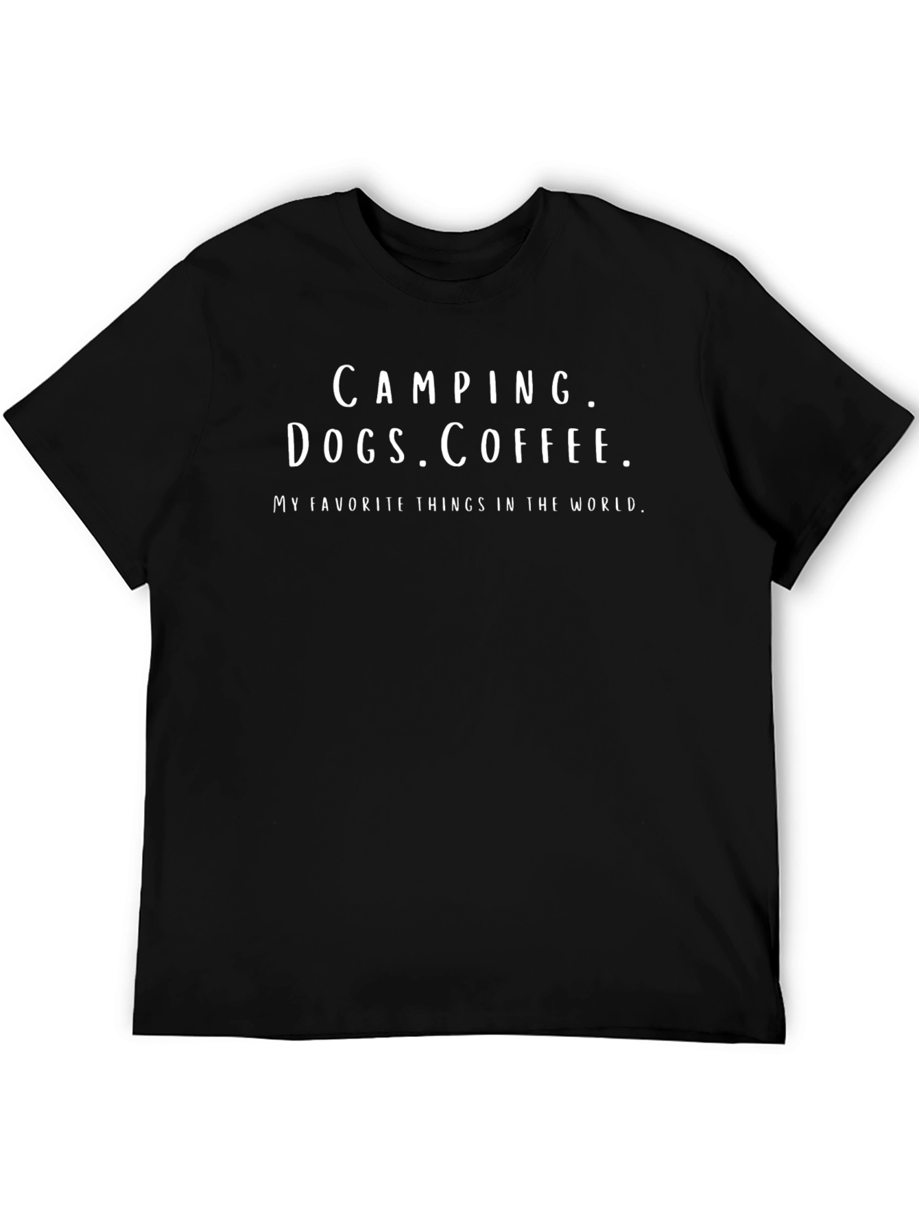 Camping Dogs Coffee T-Shirt | Favorite Things Tee