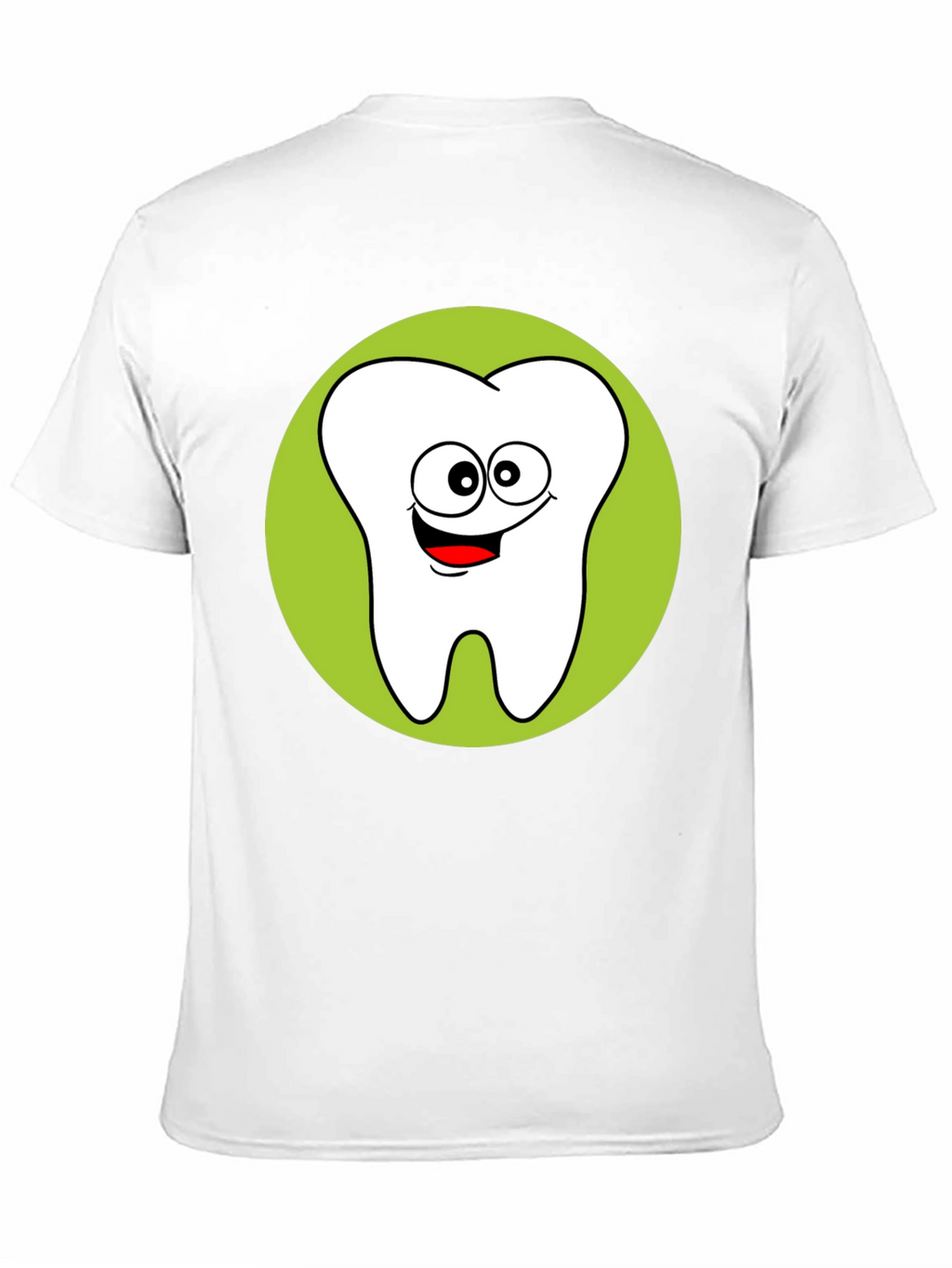 Fun Cartoon Tooth Graphic T-Shirt