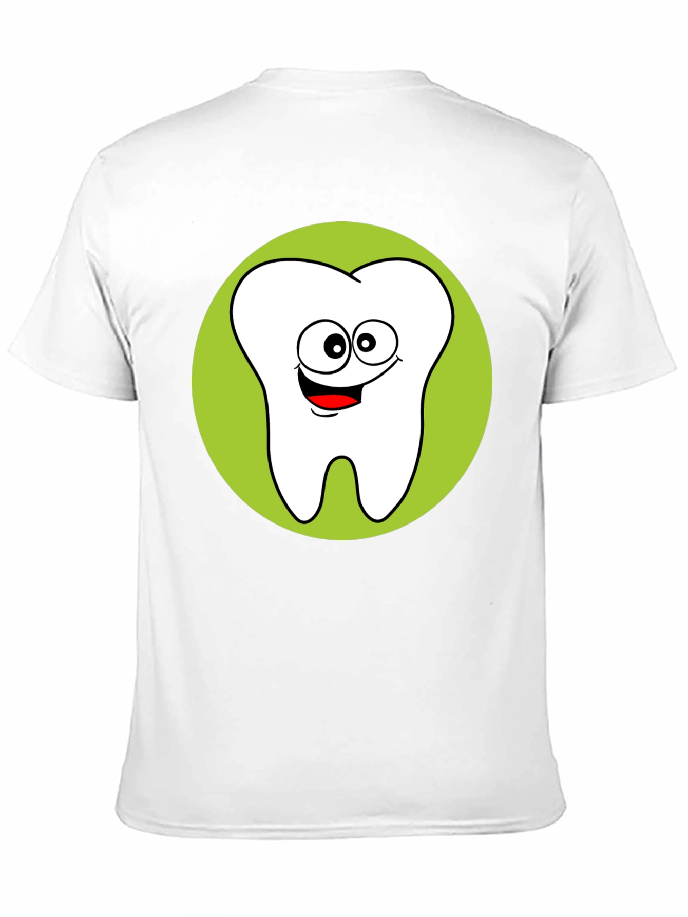 Fun Cartoon Tooth Graphic T-Shirt