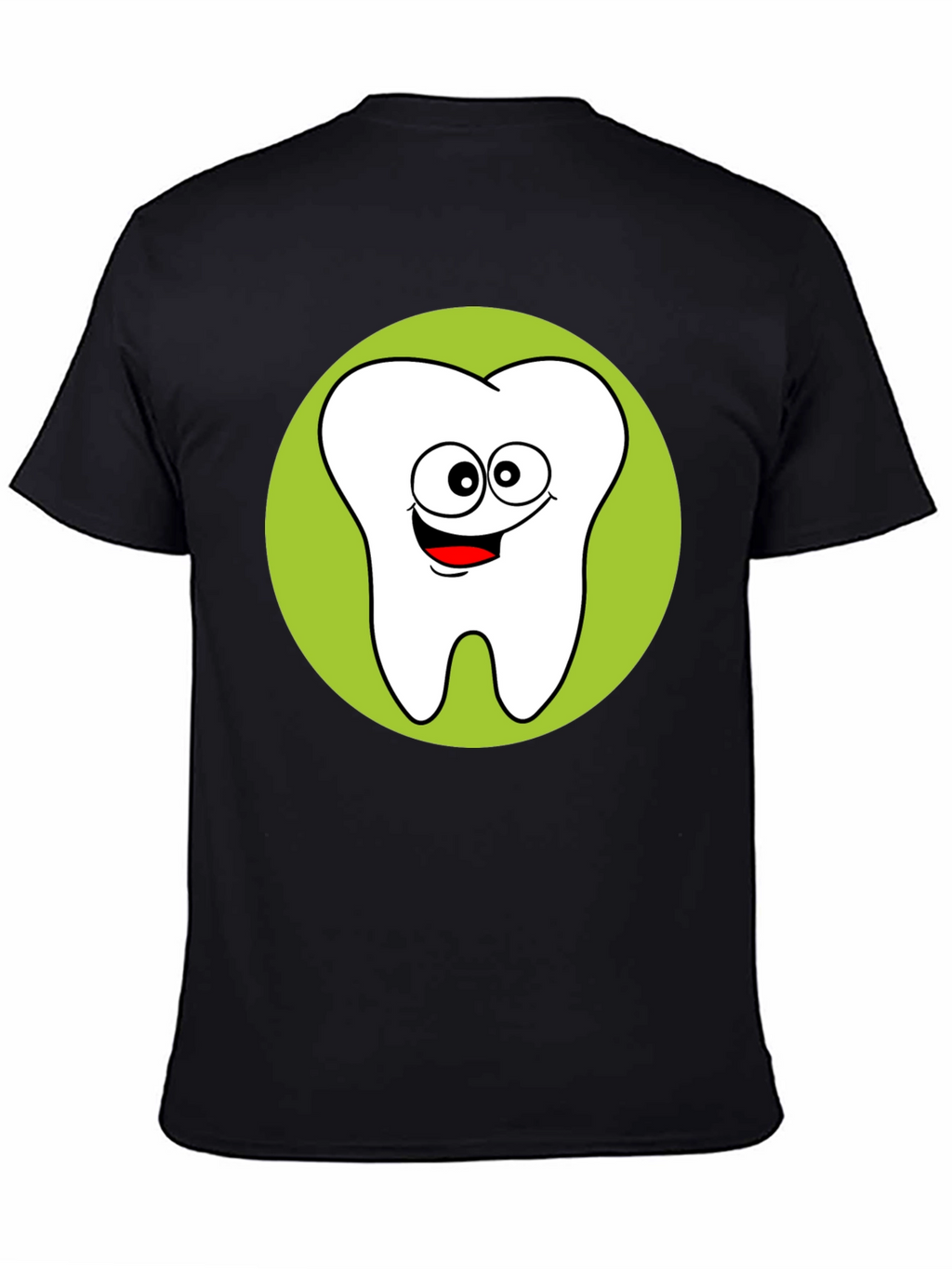 Fun Cartoon Tooth Graphic T-Shirt