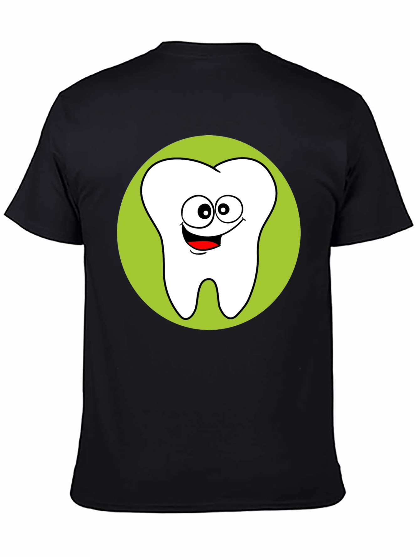Fun Cartoon Tooth Graphic T-Shirt