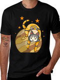 Astronaut Cat T-Shirt - Space Adventure Tee