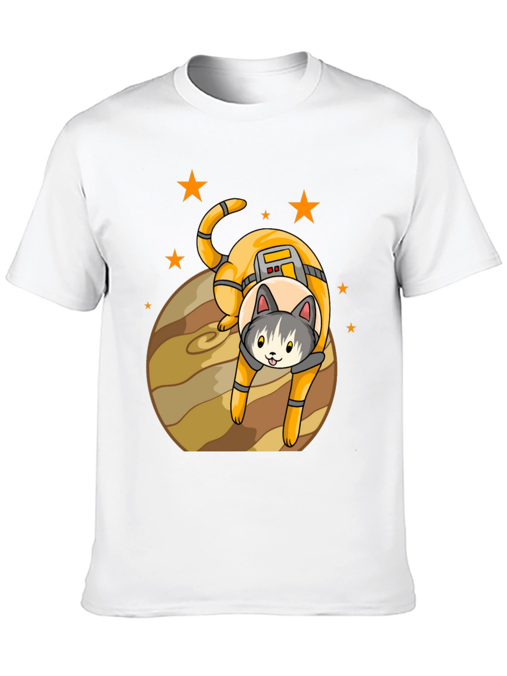Astronaut Cat T-Shirt - Space Adventure Tee
