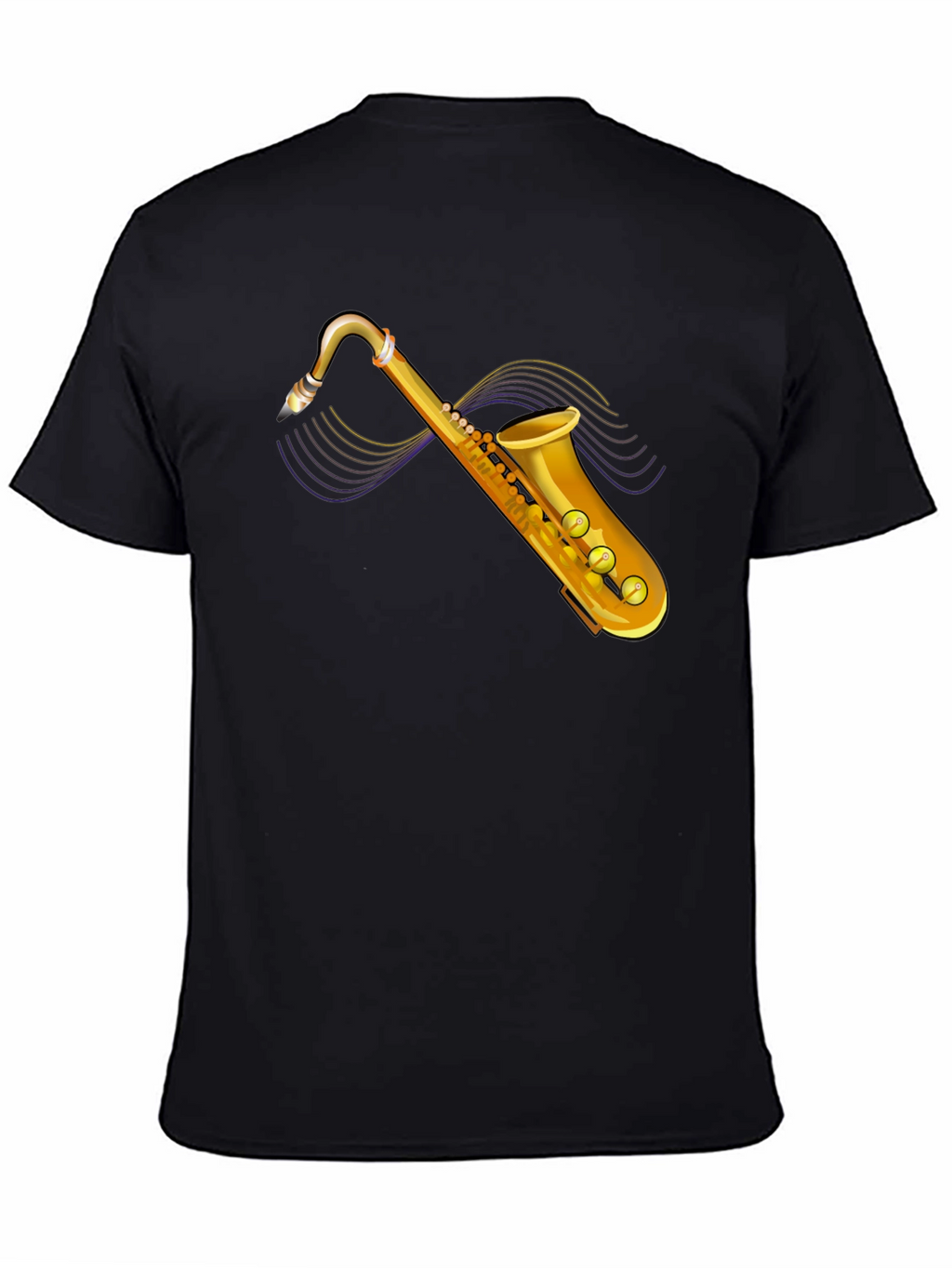 Saxophone Graphic Tee - Stylish Music Lovers T-Shirt