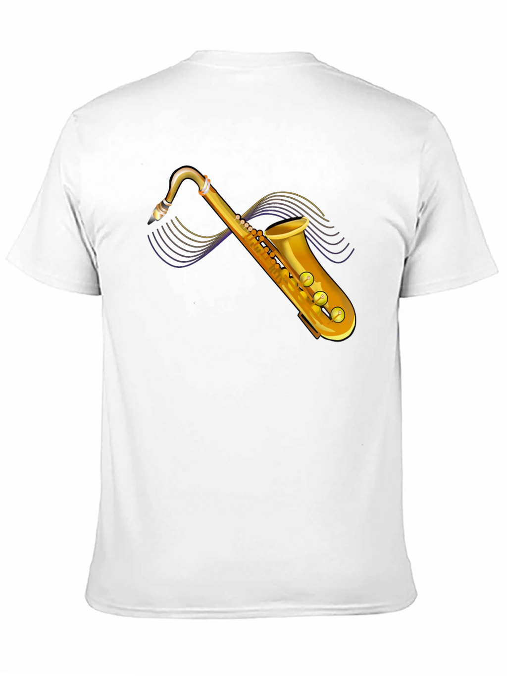 Saxophone Graphic Tee - Stylish Music Lovers T-Shirt