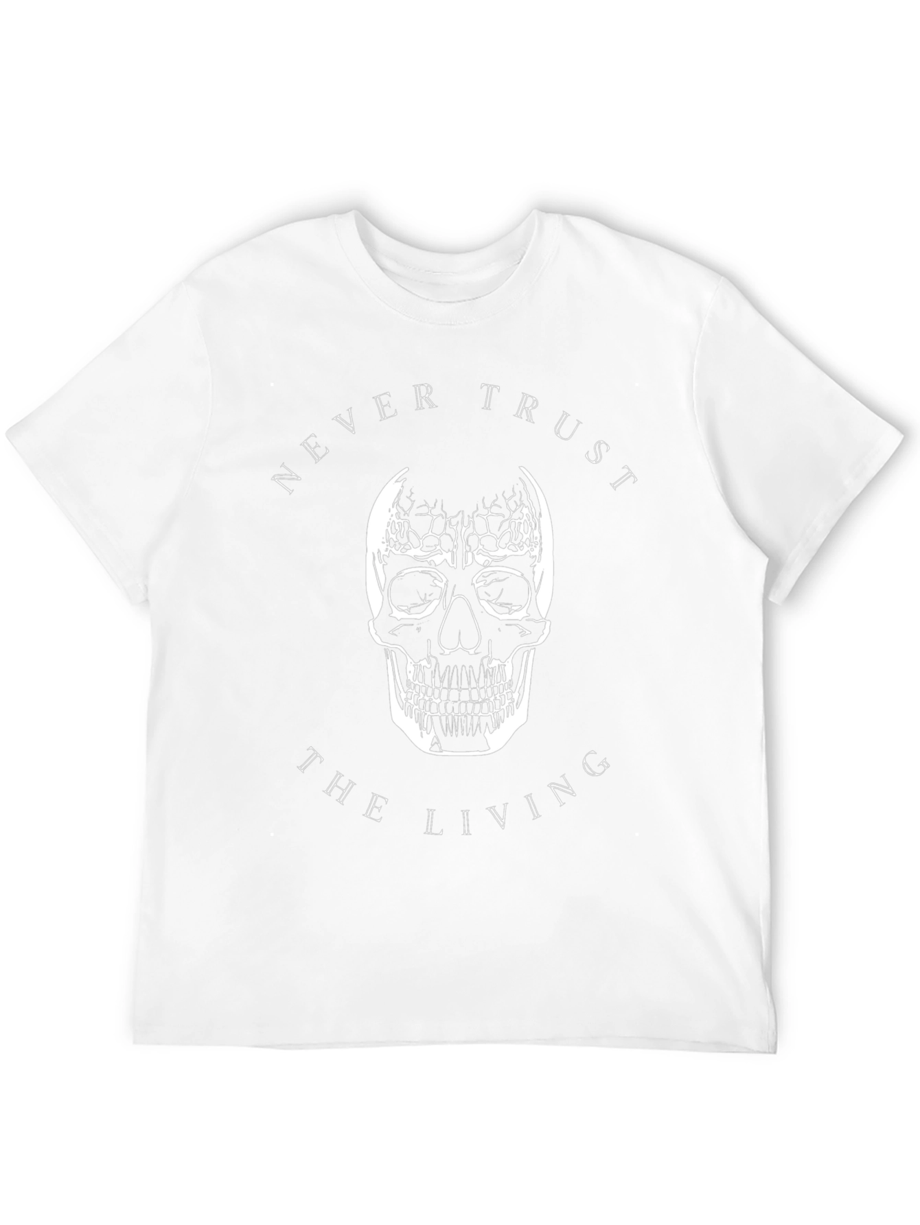 Never Trust The Living Skull Graphic Tee