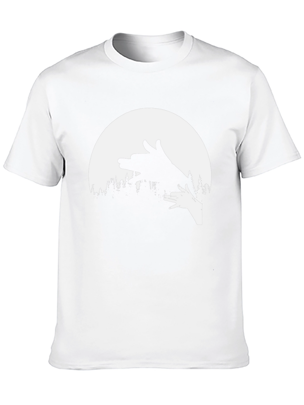 Shadow Puppet Tee - Nature Silhouette T-Shirt